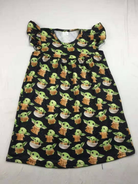 Baby Yoda Dark Dress