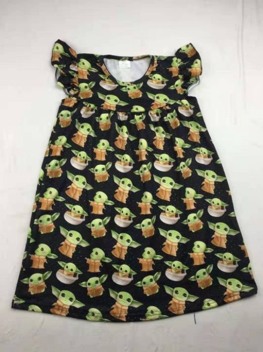 Baby Yoda Dark Dress