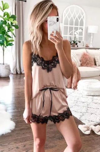 Satin Bedtime Set (In 2 Colors, Up to 2XL!)