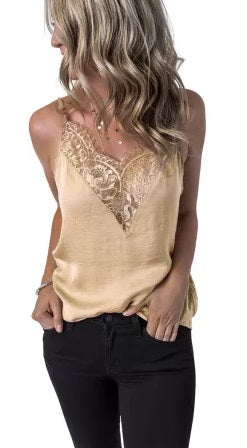 V Neck Spaghetti Strap Cami