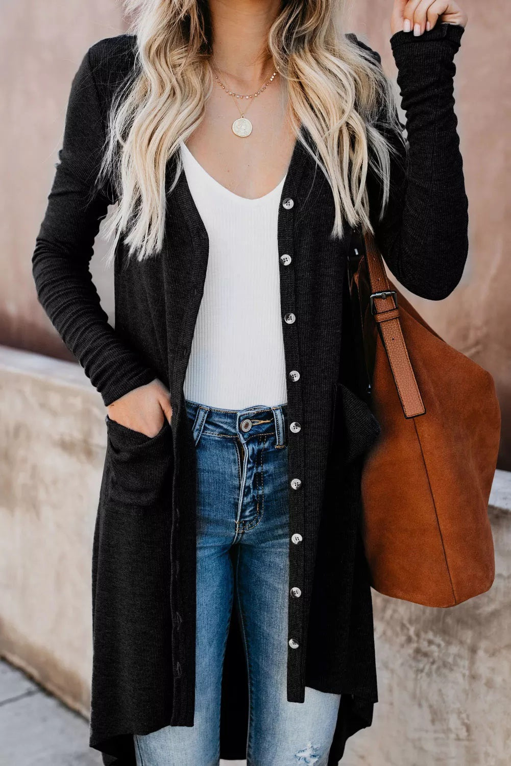 Knit High Low Cardigan Pre-Sale (6 colors)