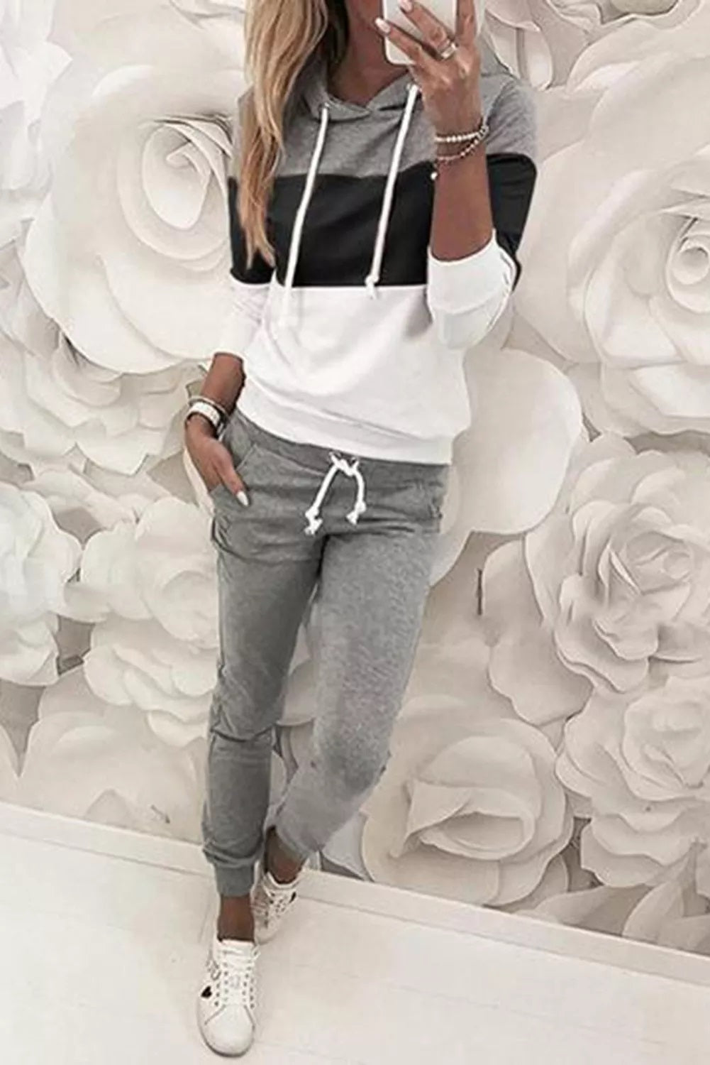 Colorblock Hoodie Set Pre-Sale