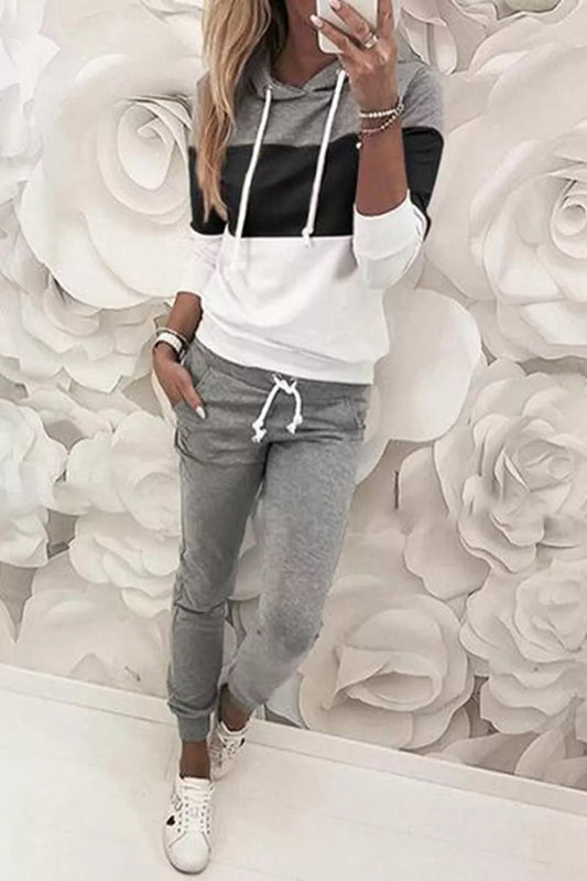 Colorblock Hoodie Set Pre-Sale