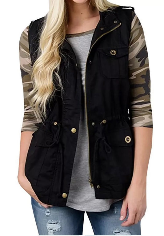 Sleeveless Fall Button Vest Pre-Sale