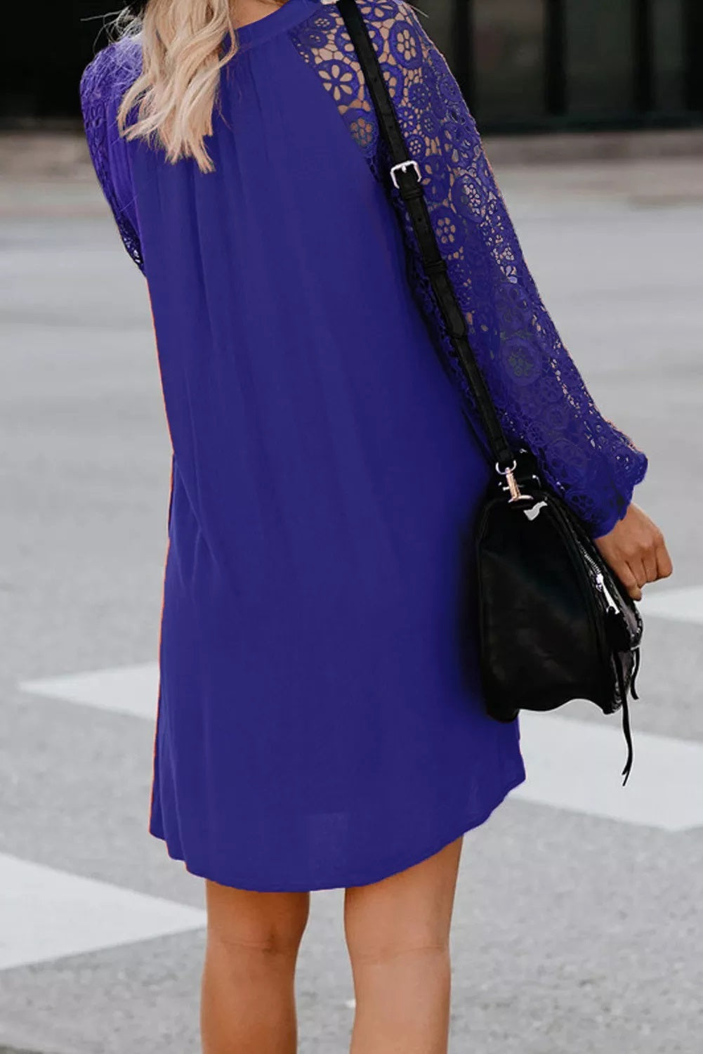 Lacey Long Sleeve Shift Dress