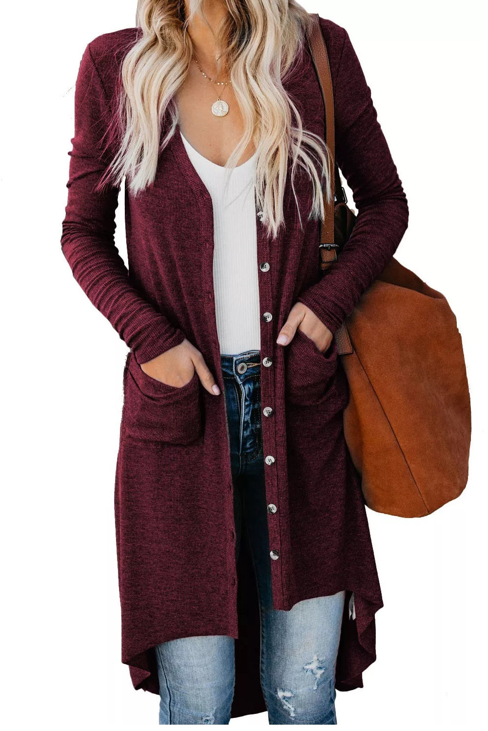 Knit High Low Cardigan Pre-Sale (6 colors)