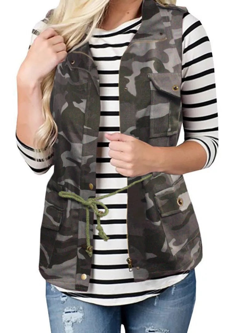 Sleeveless Fall Button Vest Pre-Sale