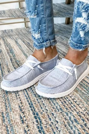 POP! Stock - Canvas Summer Loafer (Cow and Leopard Prints, Too!)