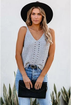 Cotton Knit Tank - Three Colors