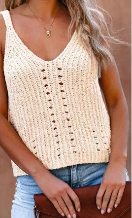 Cotton Knit Tank - Three Colors