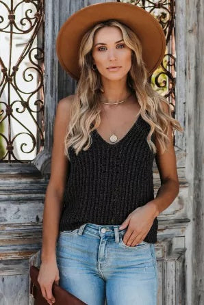 Cotton Knit Tank - Three Colors