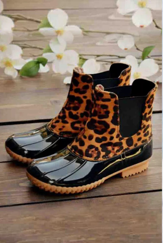Leopard Print Waterproof Muck Boots Pre-Sale