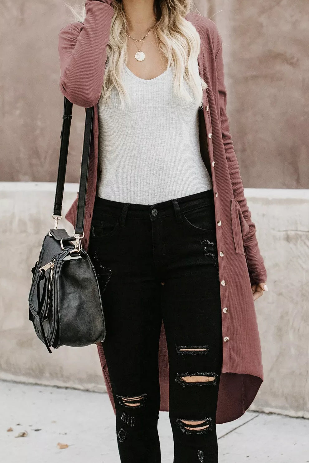 Knit High Low Cardigan Pre-Sale (6 colors)