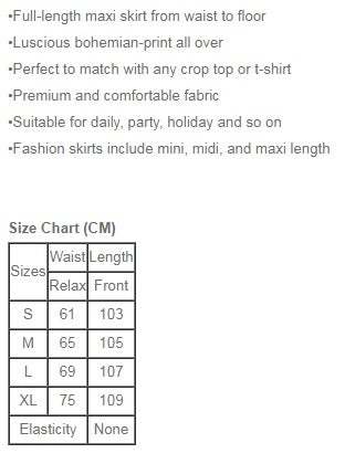 Patchwork Boho Maxi Skirt (2 Styles!)