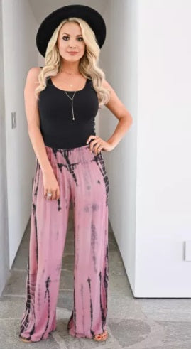SO CUTE Pink Tie Dye Pant