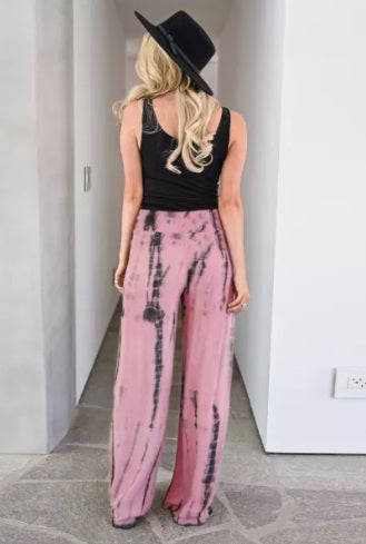 SO CUTE Pink Tie Dye Pant