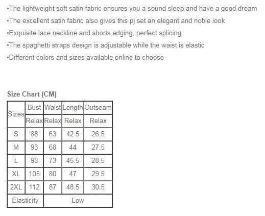 Satin Bedtime Set (In 2 Colors, Up to 2XL!)