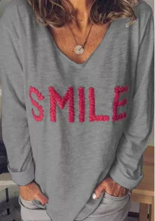 Smile Pullover Tee