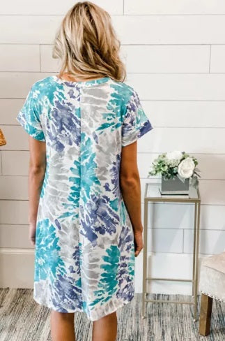 Tie Dye Burst Dress