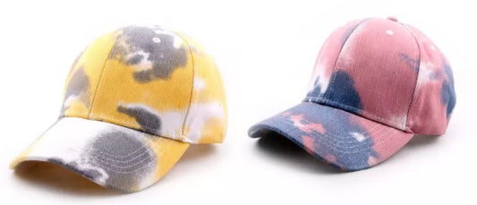 Tie dye Baseball Caps (Two colors!)