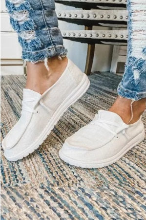 POP! Stock - Canvas Summer Loafer (Cow and Leopard Prints, Too!)