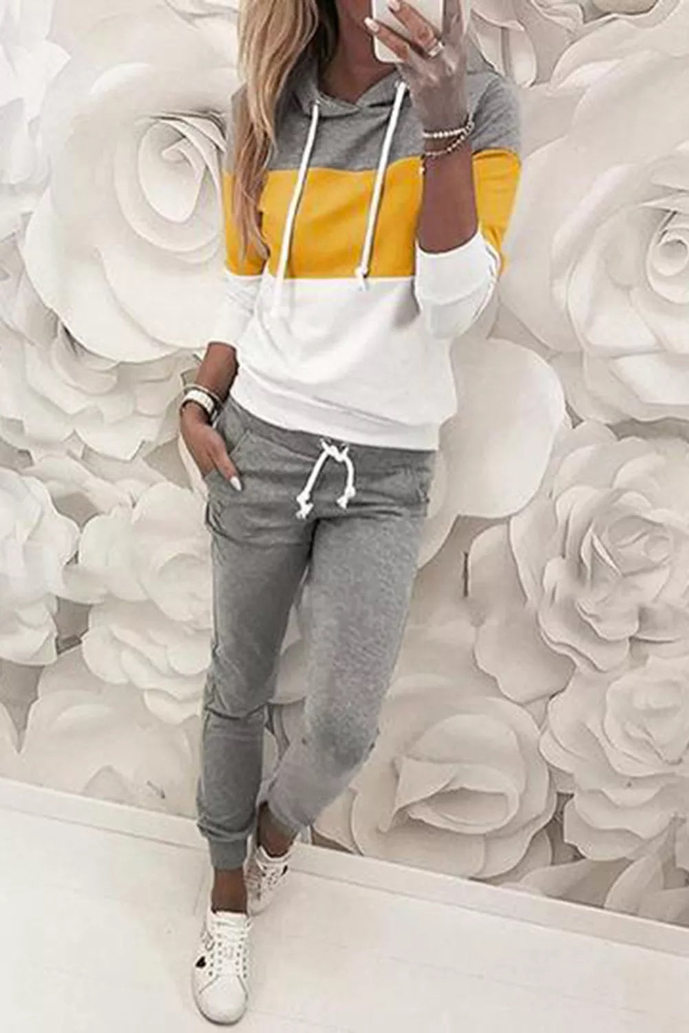 Colorblock Hoodie Set Pre-Sale